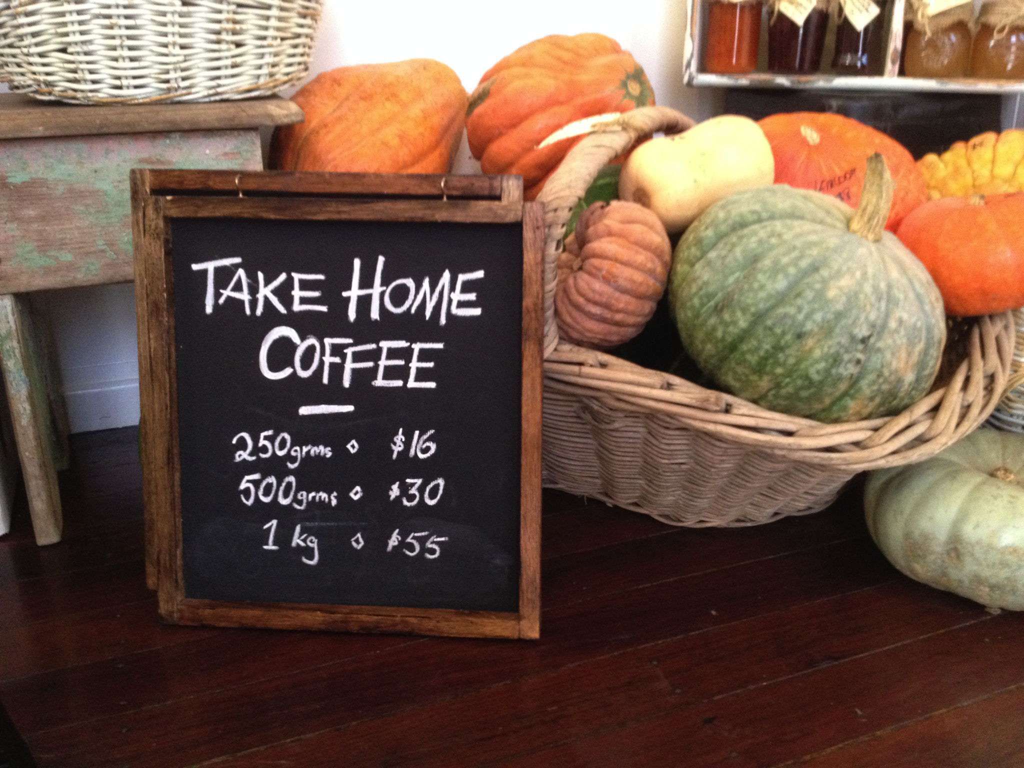Pumpkins locally sourced